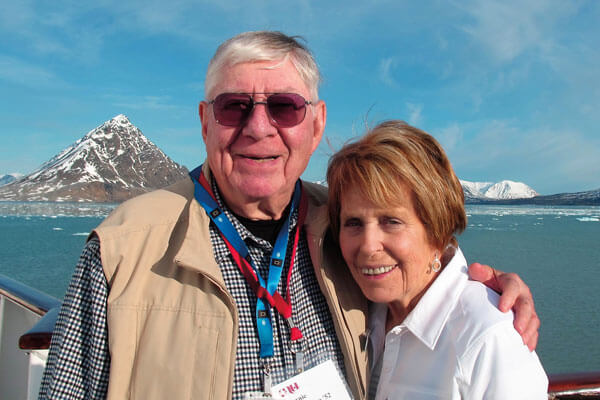Dr. Bernard Schapiro and his wife Jane Schapiro